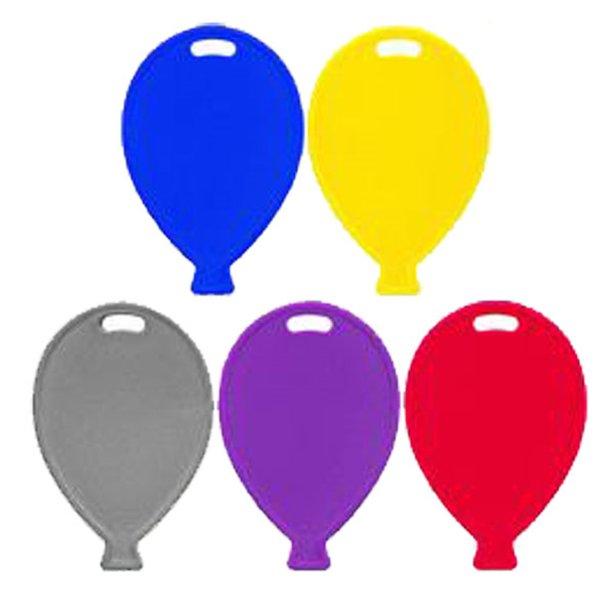 An 8g balloon shaped plastic weight