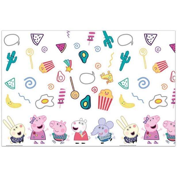 An all over Peppa Pig messy Play plastic table cover