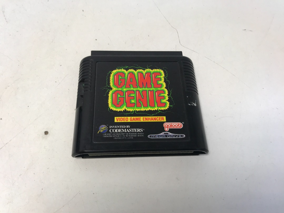 Game Genie Sega Mega Drive Video Game Enhancer and Booklet