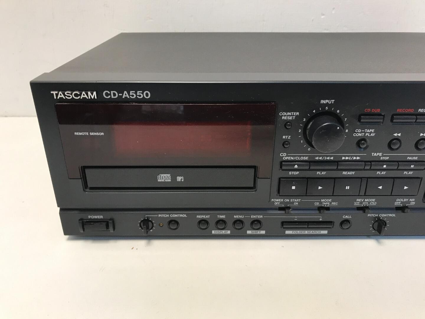 Tascam CD-A550 Combination CD Player and Cassette Recorder