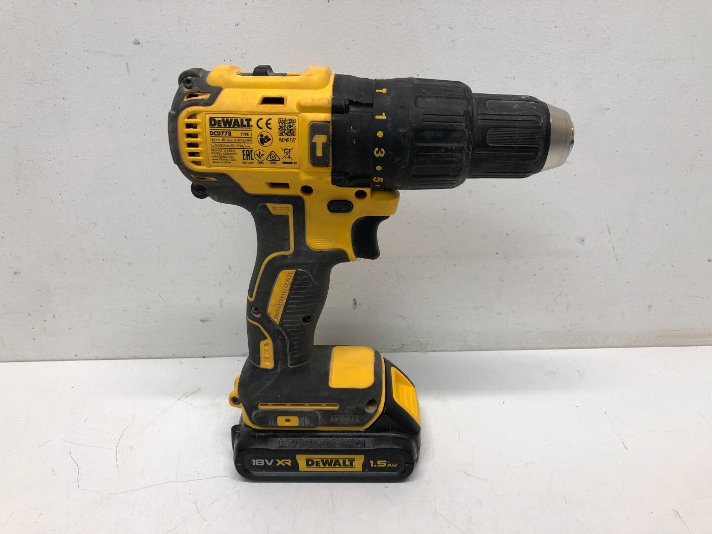DeWalt DCD778 XR 18V Brushless Cordless Hammer Drill