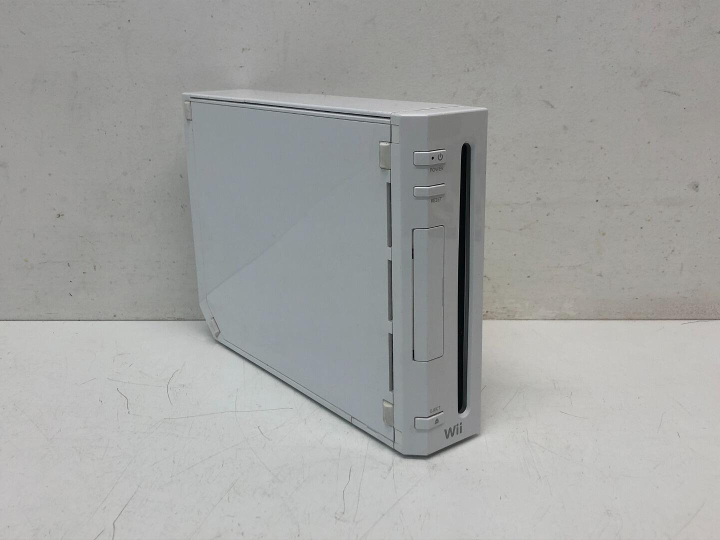 Wii Console Rear Nintendo Wii Console with Wii Sports Game