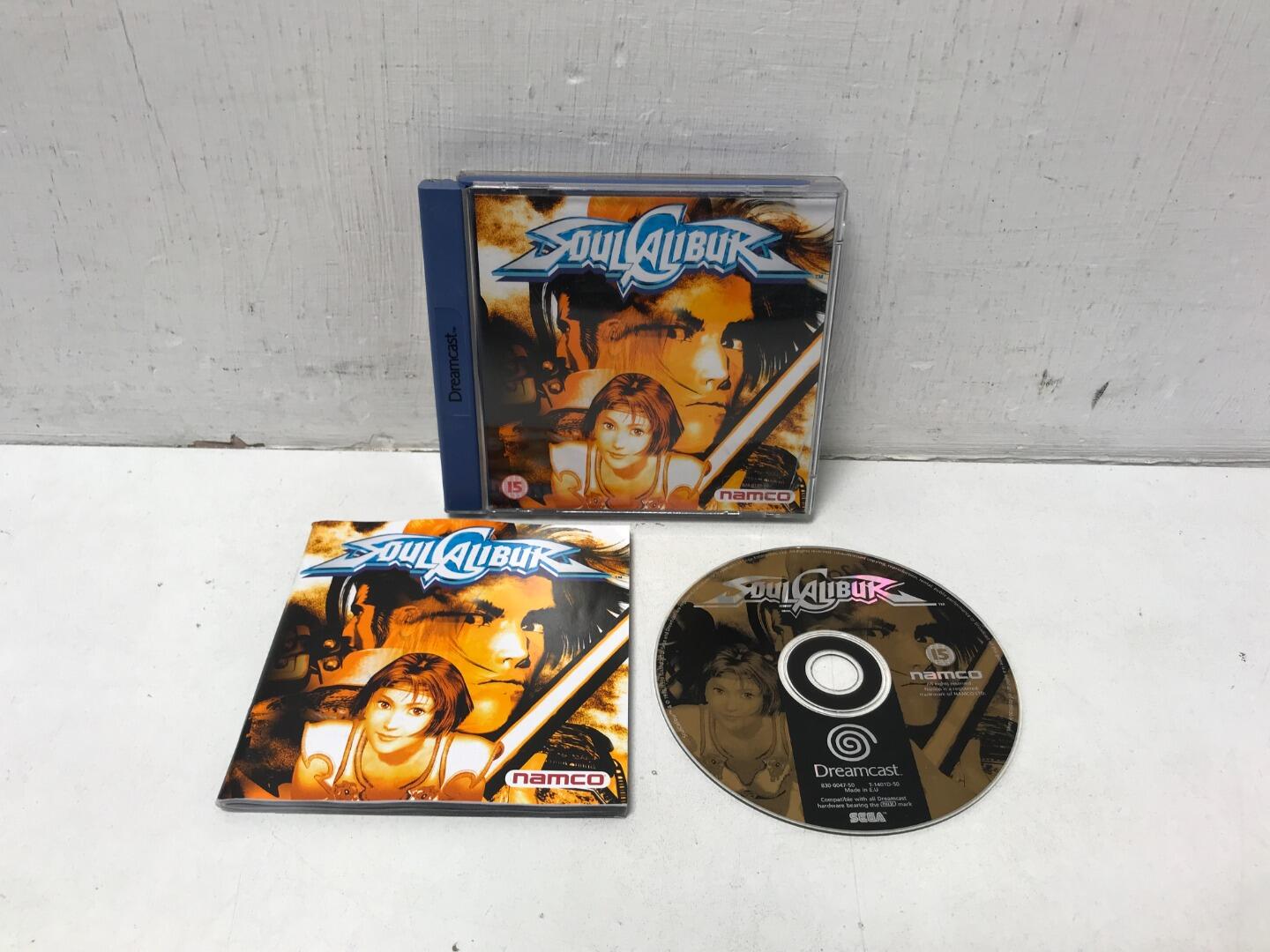 Soul Calibur 2 Dreamcast Jeu SoulCalibur Pour Sega Dreamcast - Version PAL EUR - Bon état, Complet Avec Notice Jeu Dreamcast