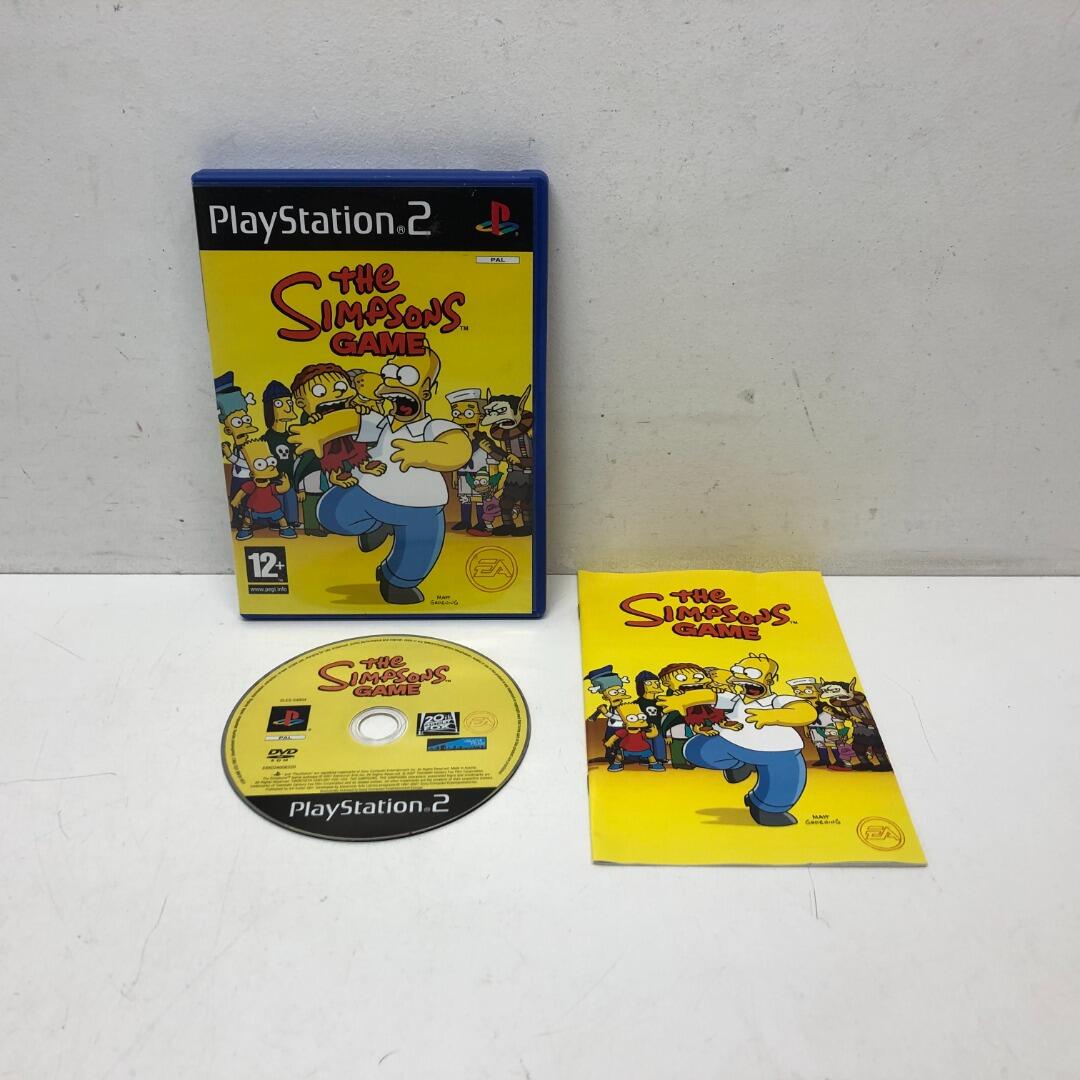 Simpsons Ps2 The Simpsons Game PS2 Game