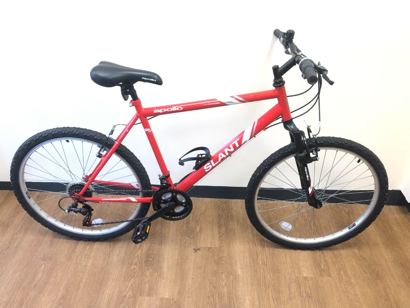 Apollo slant bike discount red