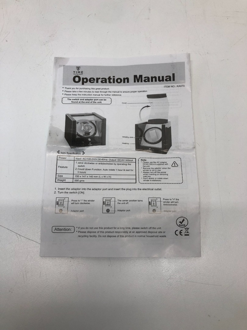 Time Tutelary Watch Winder