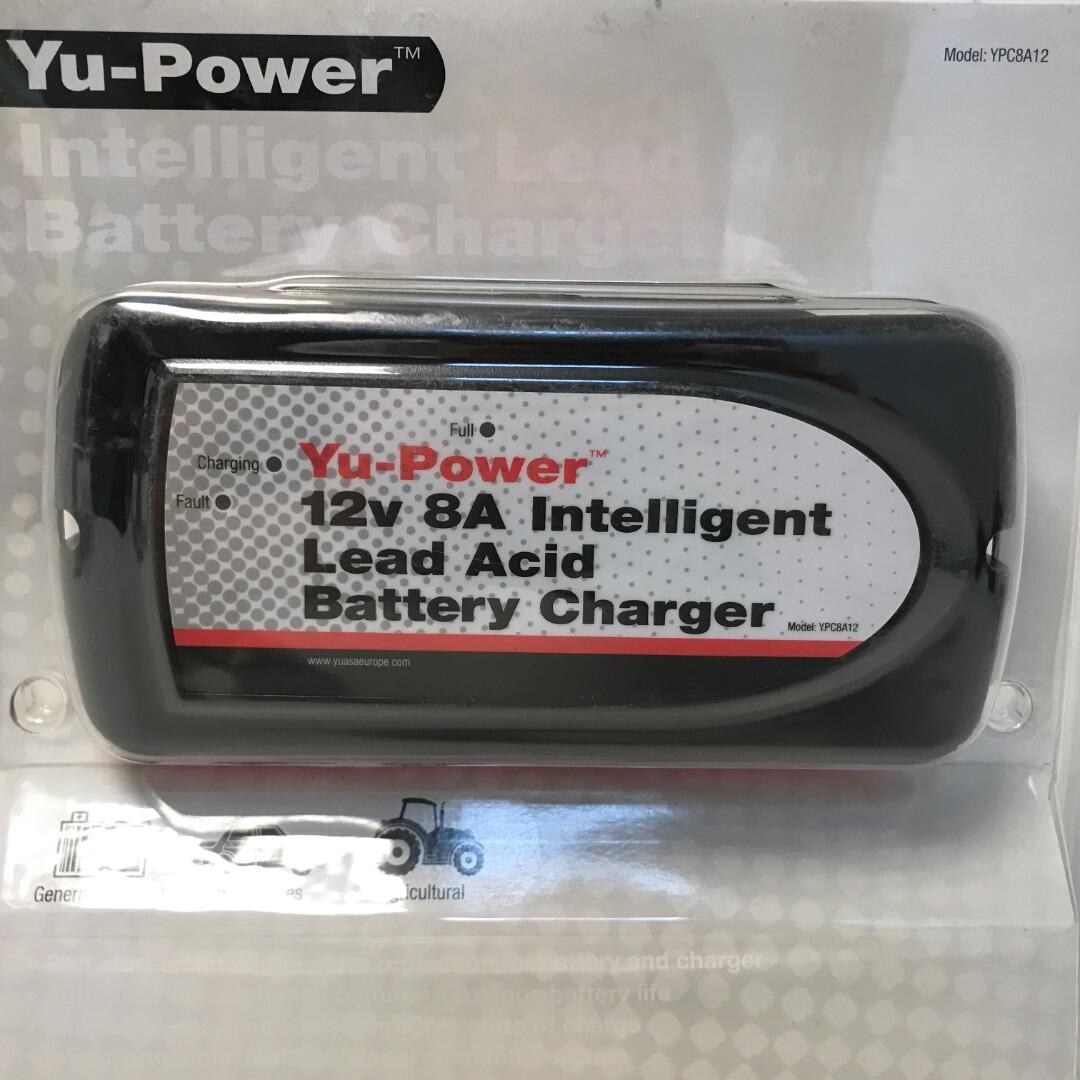 Yuasa YuPower 12V 8A Intelligent Lead Acid Battery Changer
