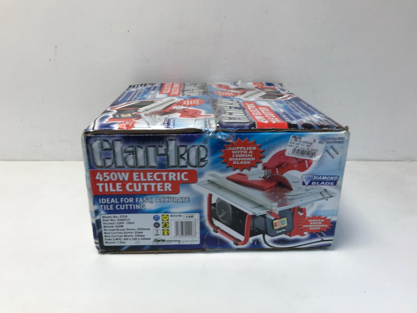 Clarke ETC8 240V 450W Electric Tile Cutter