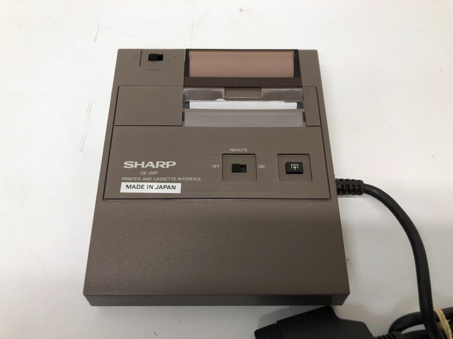 Sharp CE-126P Printer & Cassette Interface