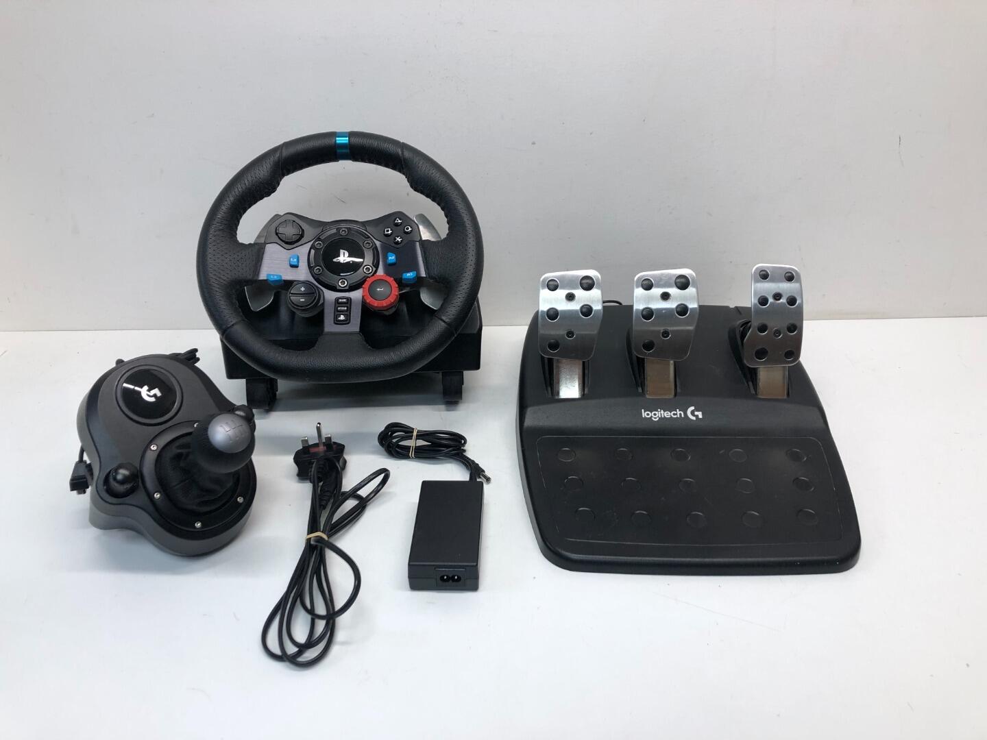 Logitech G29 Driving Force Steering Wheel, Pedals & Shifter For Ps5 