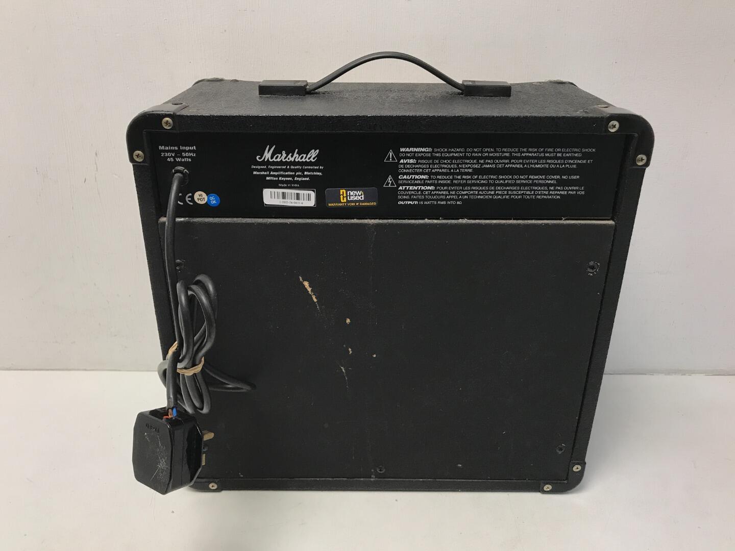 Marshall MG15CDR 15W Electric Guitar Amplifier