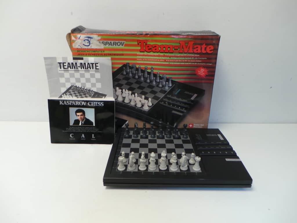 Saitek Kasparov Team-mate Chess Computer 207 - Computadora De Ajedrez En La Caja Original