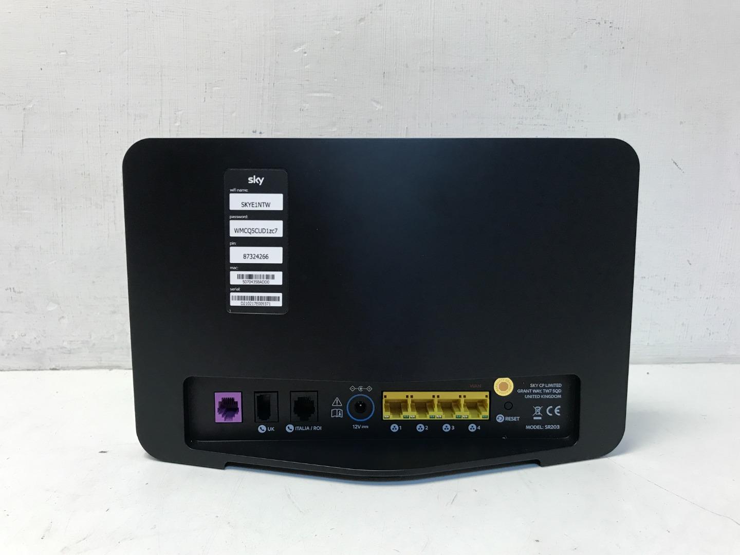 Sky Q Hub Sr203 Wireless Broadband Router