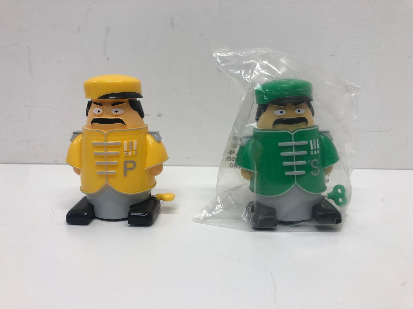 Sergeant Pepper and Corporal Salt Wind Up Salt and Pepper Shakers
