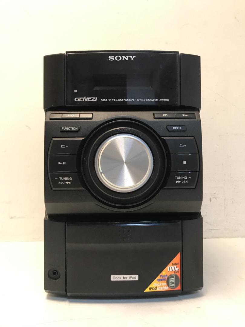 Sony HCDEC69i HiFi System with iPod Dock (read description)