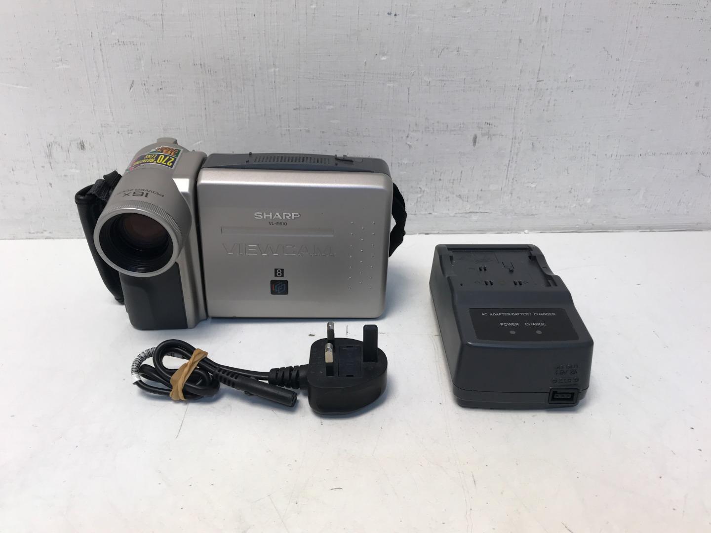 SHARP VideoHi8 VIEWCAM VL-HL3 ⑧ Sharp Hi8 Viewcam Hi-Fi 30X Zoom VL-H520U Camcorder Video