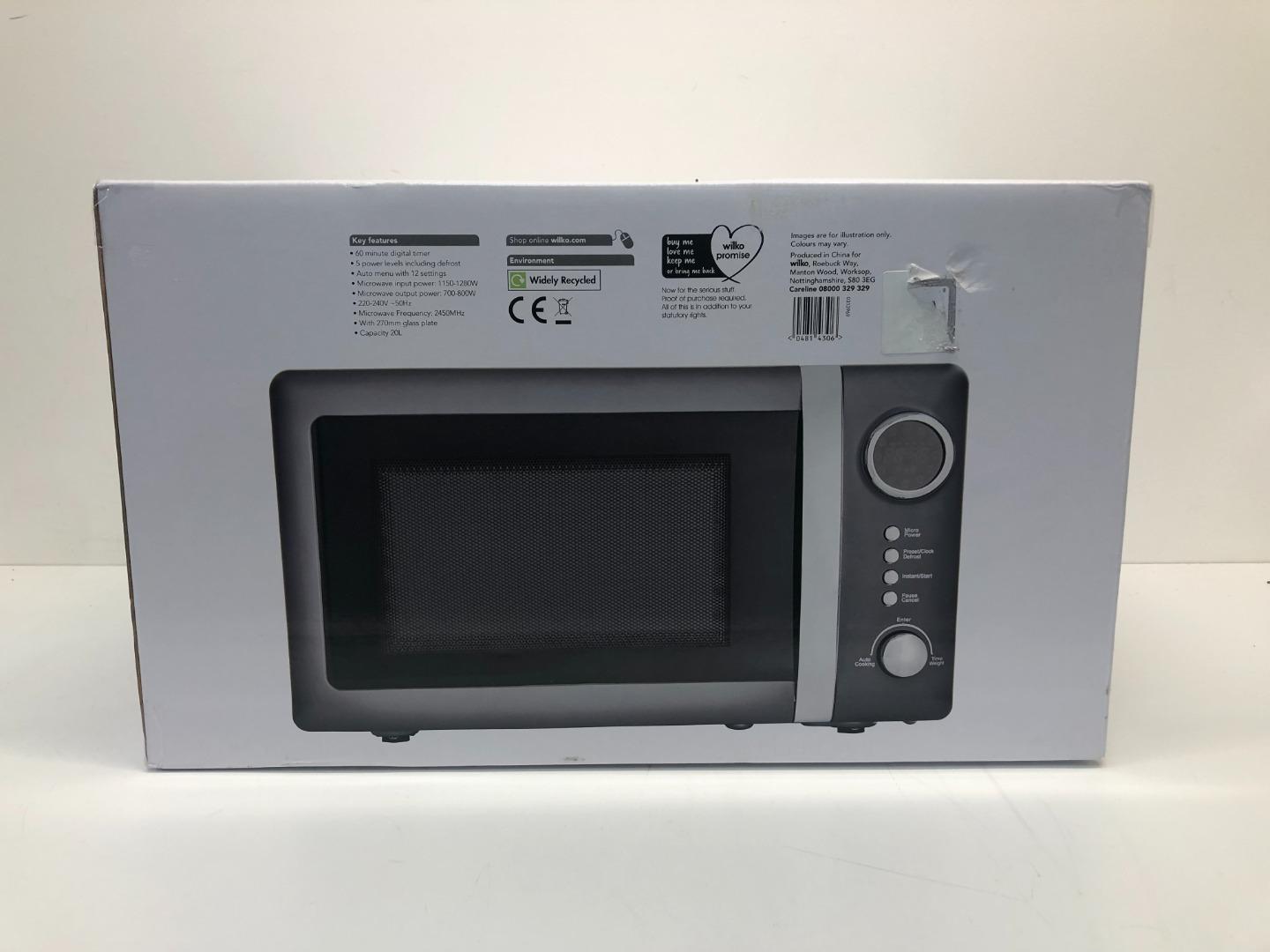 Wilko 0481430 Microwave Oven