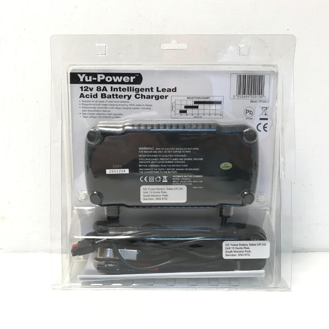 Yuasa YuPower 12V 8A Intelligent Lead Acid Battery Changer