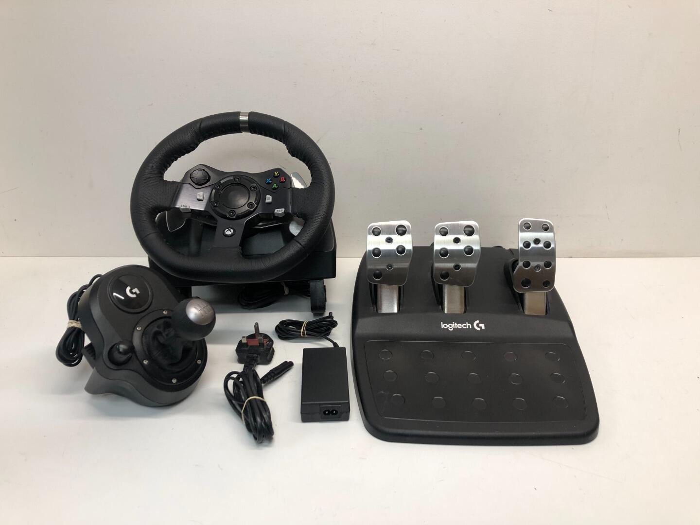 Logitech G920 Driving Force Xbox One Steering Wheel with Shifter