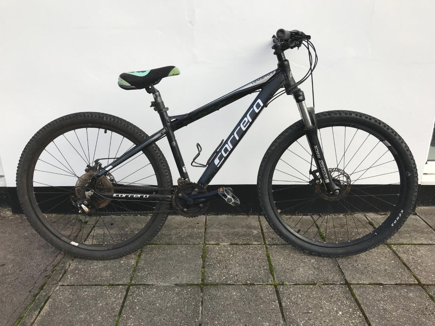 E Mens Electric Bike Carrera Vengeance 2018 Spec Vengeance Mens