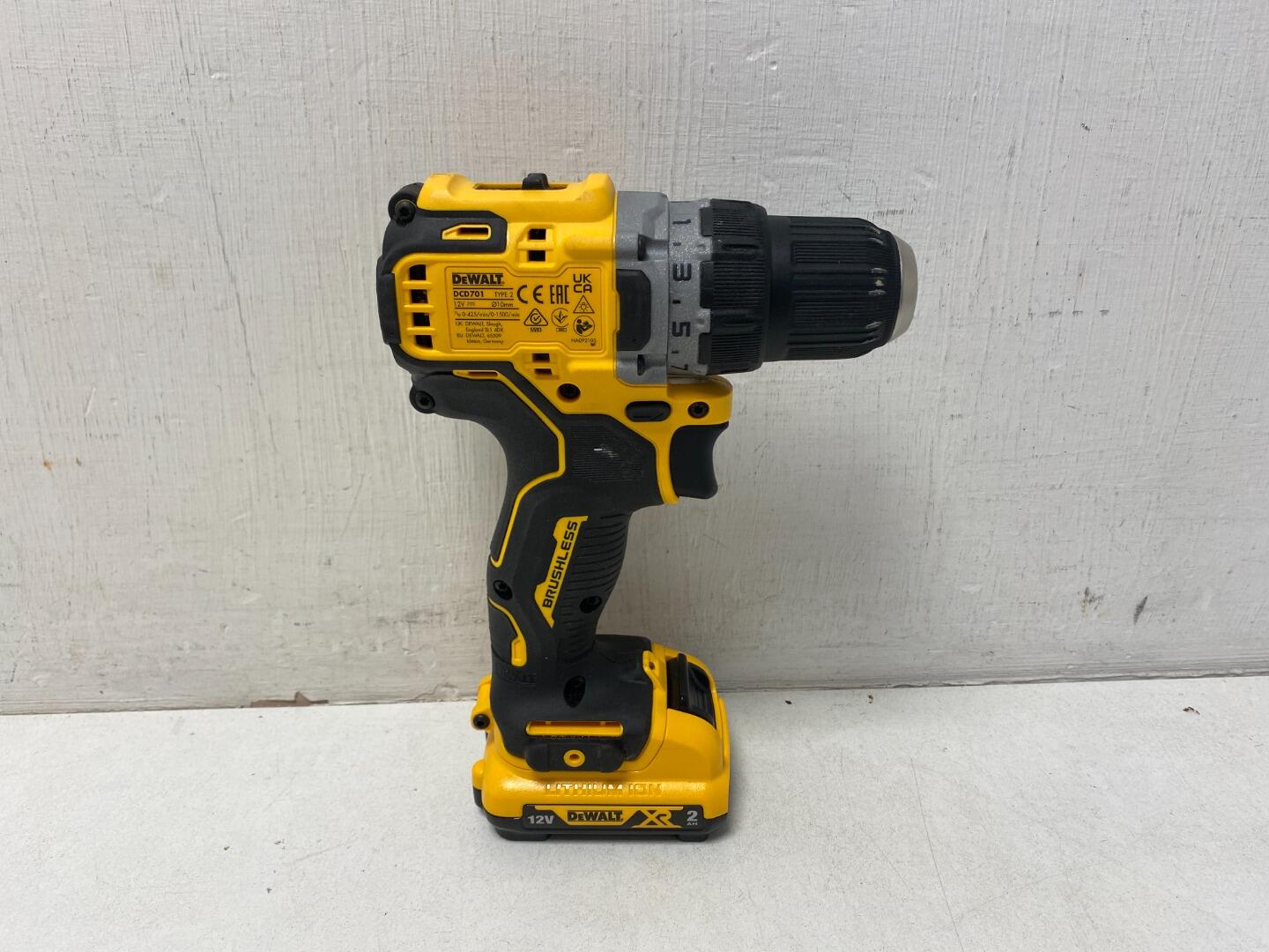 DeWalt DCD701 XR Brushless 12V Cordless Drill Driver