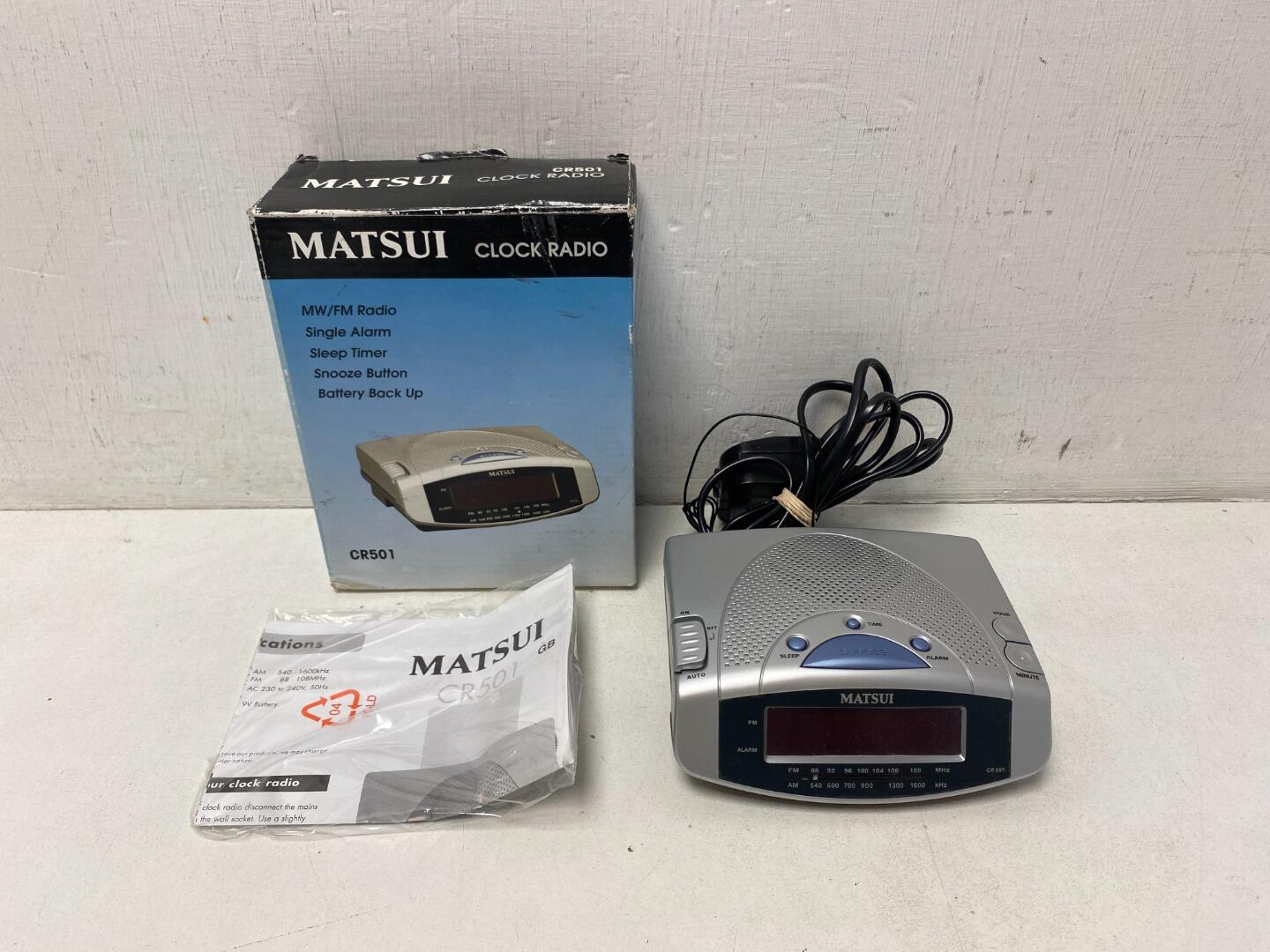 Matsui Clock Radio