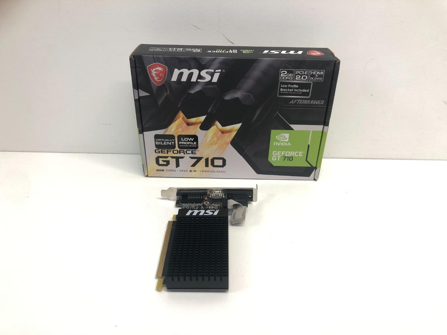 MSI GeForce GT710 2GB DDR3 Low Profile