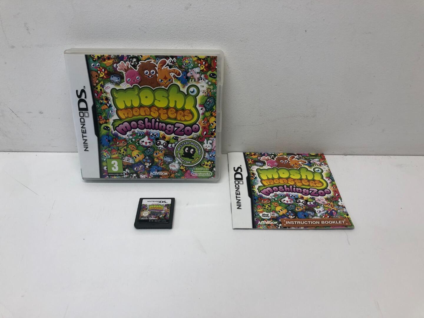 Moshi Monsters Moshling Zoo Nintendo DS Game