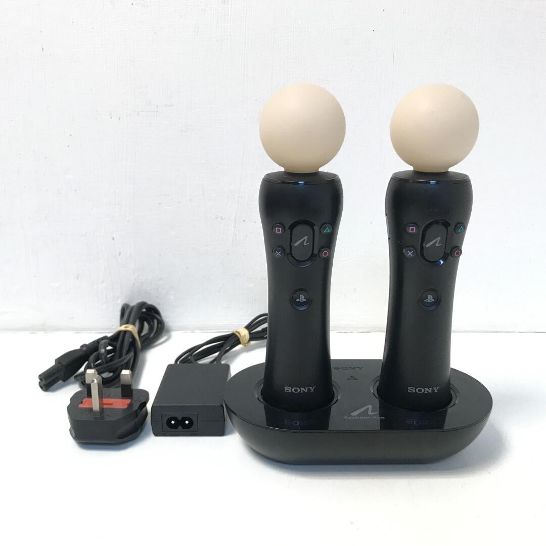 Sony Move Motion Controllers and Charging Dock