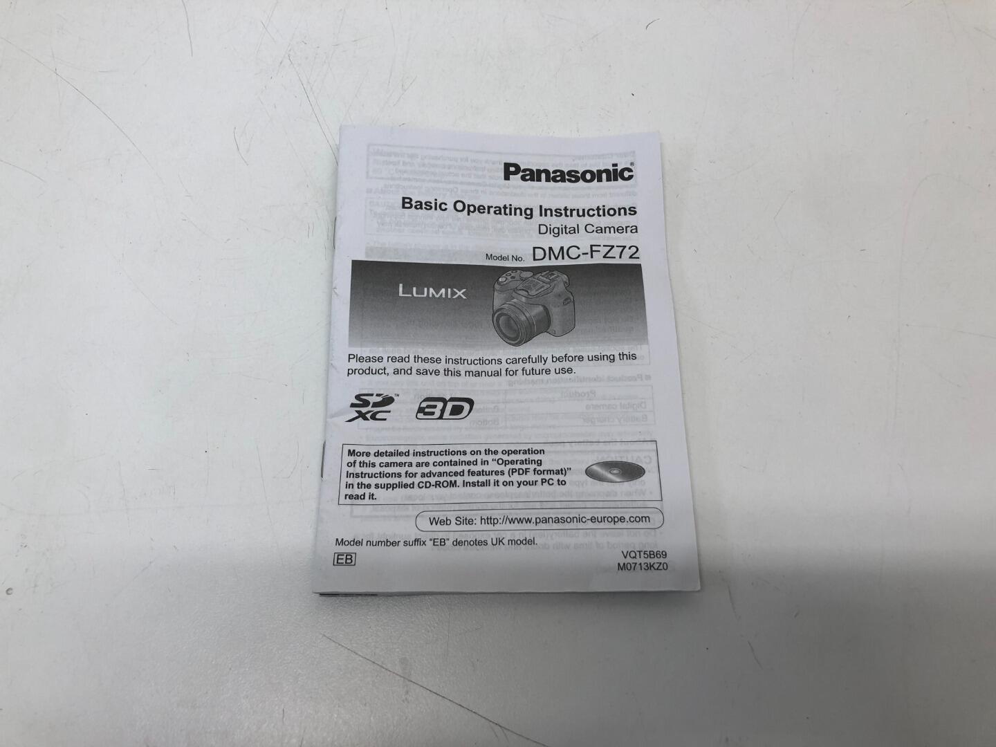Panasonic Dmc Fz72 Lumix 60x Optical Zoom Manual Panasonic Lumix