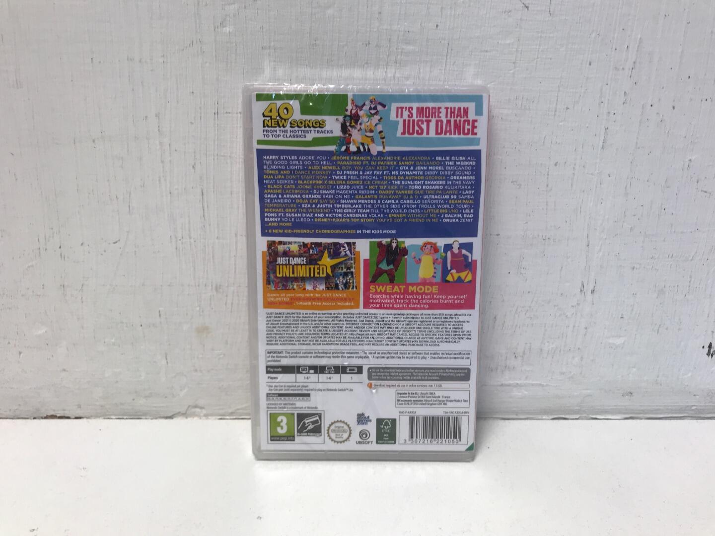 Just Dance 2021 Nintendo Switch Game (download code)