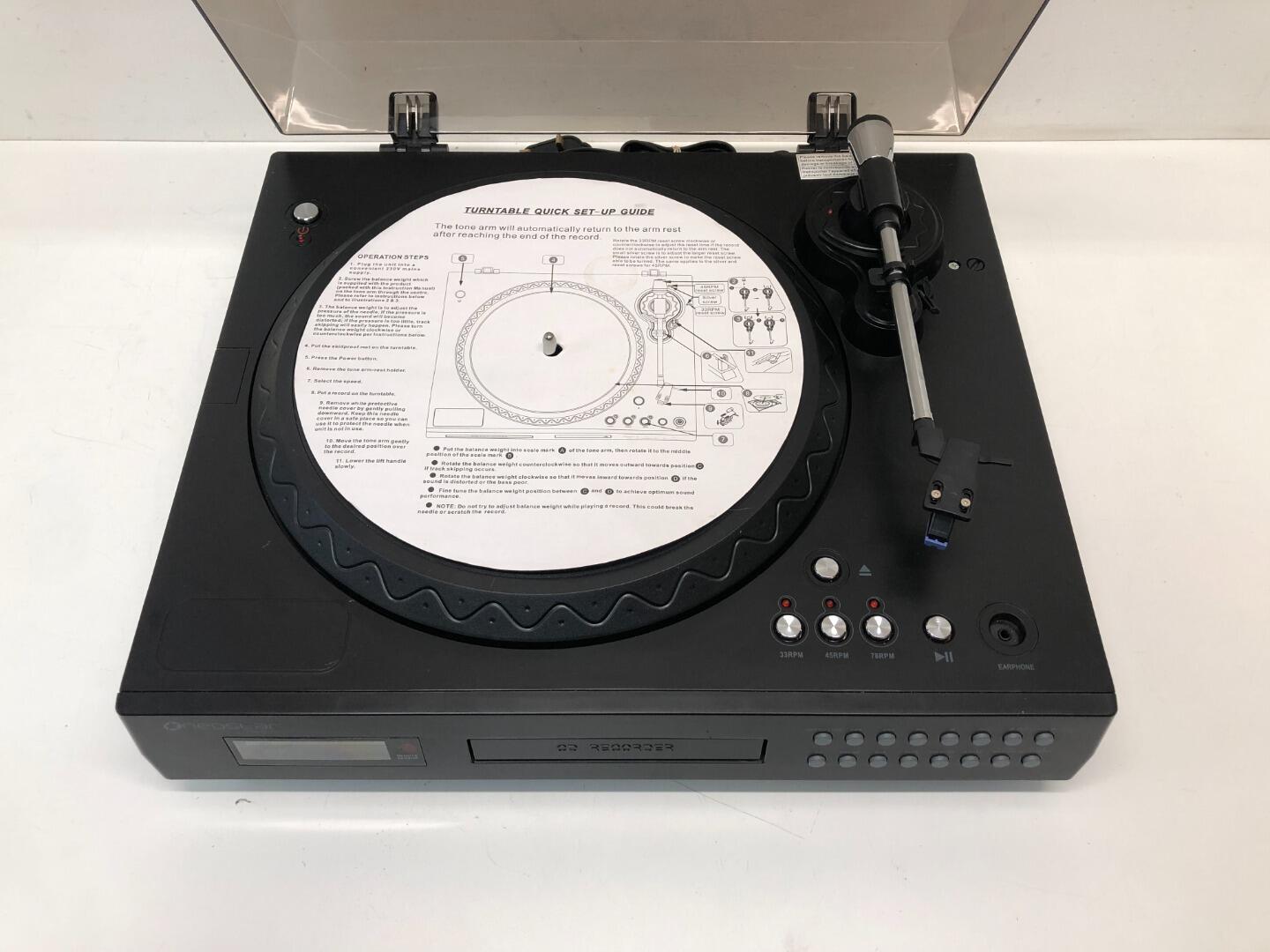 NeoStar NTCD1B USB Turntable CD Recorder Cassette Player