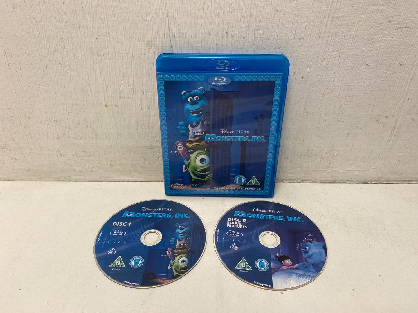 Disney Pixar: Monsters Inc Blu Ray