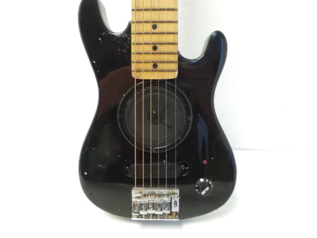 Burswood electric guitar with on sale built in amplifier