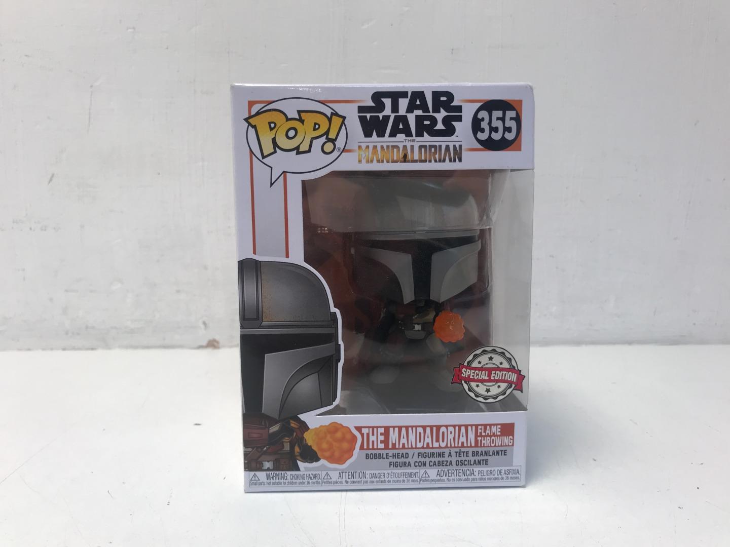 Funko POP! The Mandalorian - The Mandalorian Flame Throwing (Neuf avec