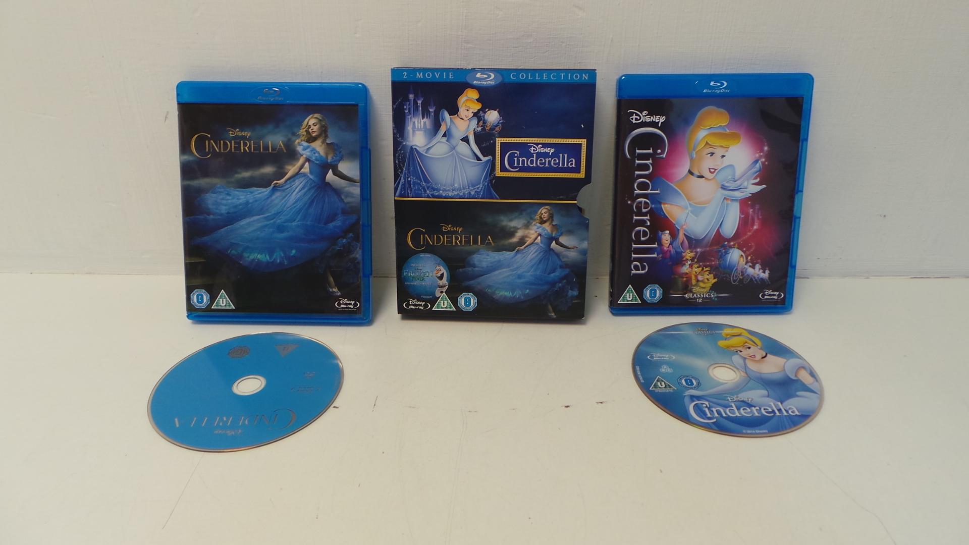 Disney Cinderella Blu Ray Dvd Double Pack