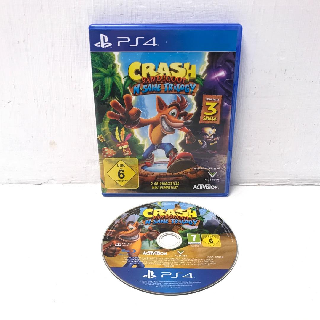 Crash Bandicoot N. Sane Trilogy (PS4) NEW