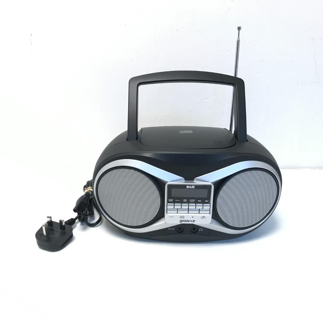 Groov E Gv Ps753 Bk Dab Potable Boombox 6828