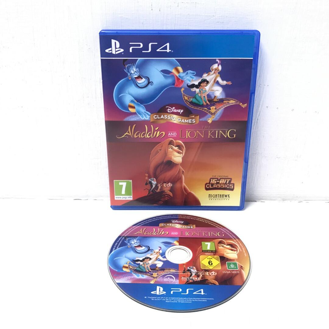 Disney Classic Games: Aladdin and The Lion King PS4 Game