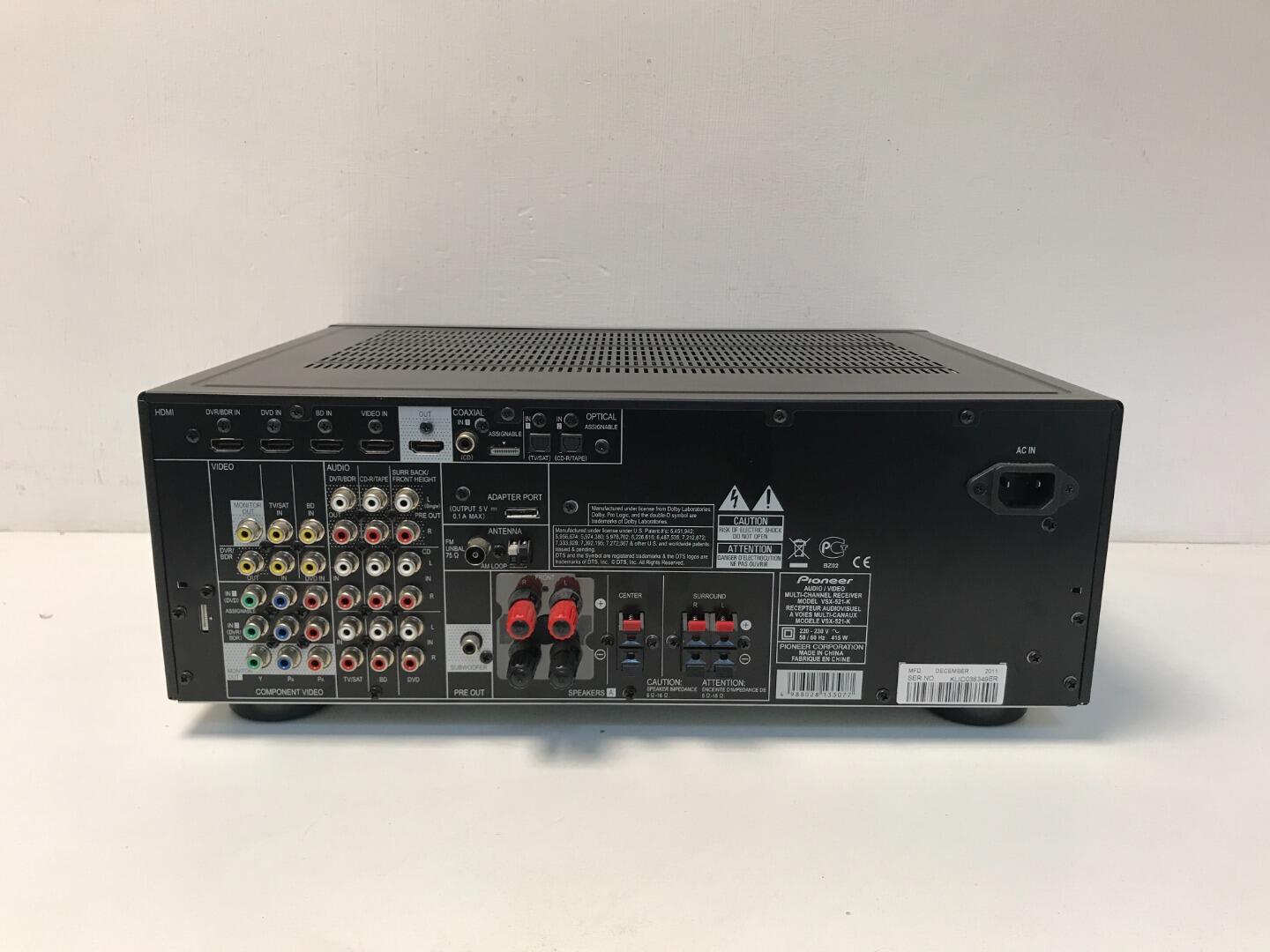Pioneer VSX521K AV Receiver