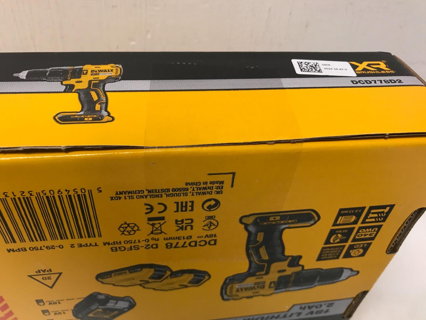 DeWalt DCD778D2 XR Brushless Cordless Hammer Drill