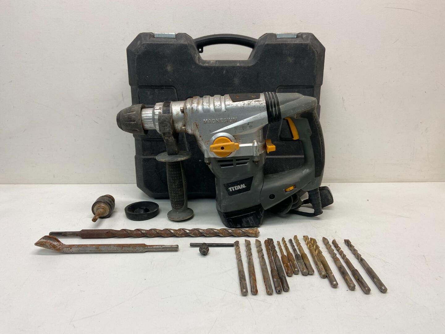 Rotary Hammer Titan Sds Drill Screwfix Cordless Drill Titan Drill