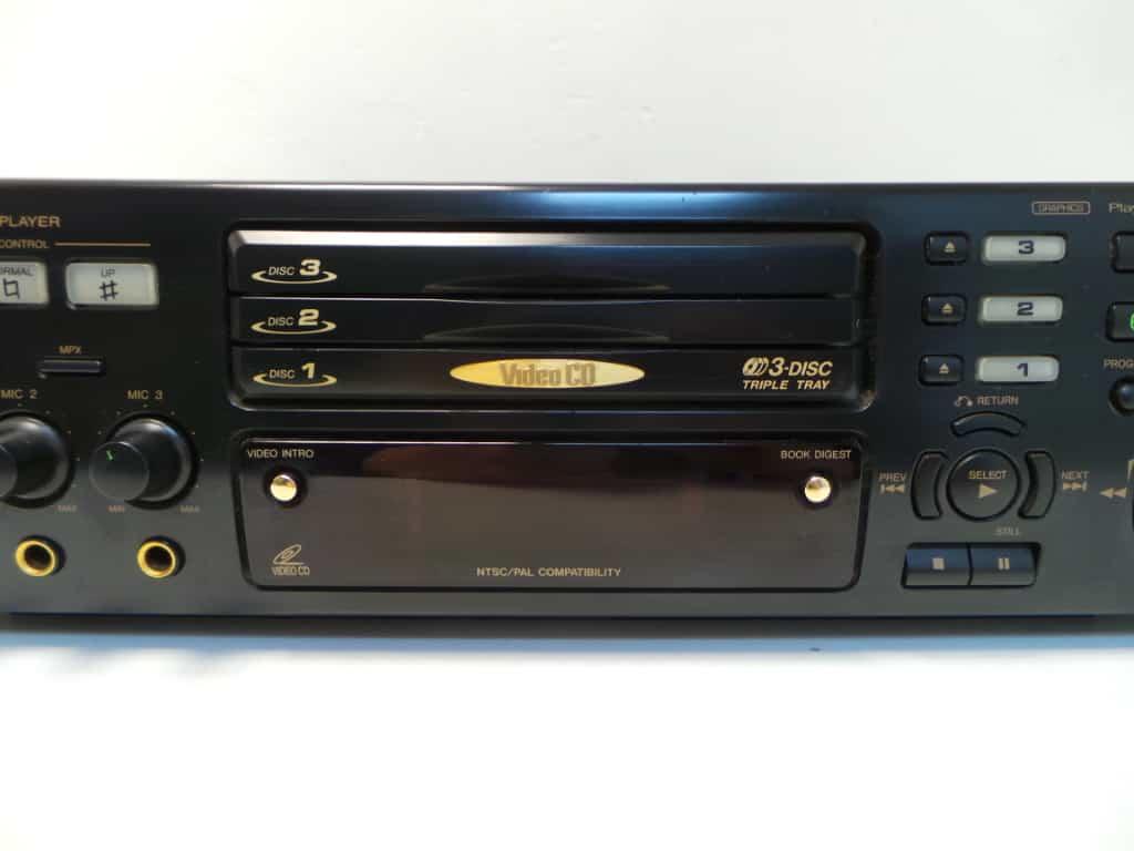 Lecteur CD Karaoké JVC XL-MV303BK - 3 Plateaux - Fonctionne - Sans Télécommande