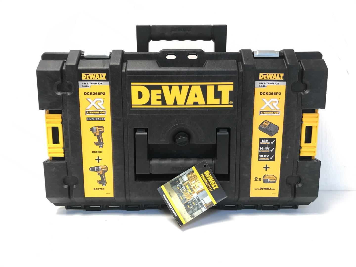 DeWalt DCK266P2 XR 18V Brushless Twin Li-Ion Drill Pack