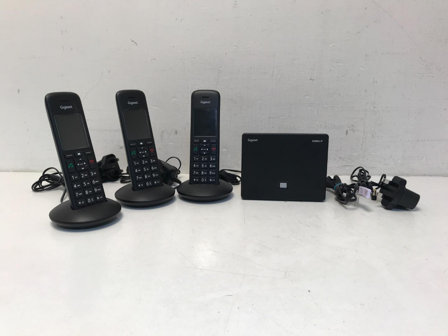 Gigaset C570HX Triple Cordless Phones with IP Answerphone