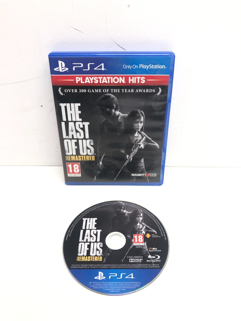 the last of us remastered hits edition ps4 game