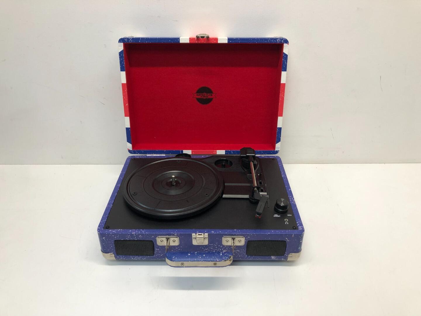 Zennox Retro Club Briefcase Turntable