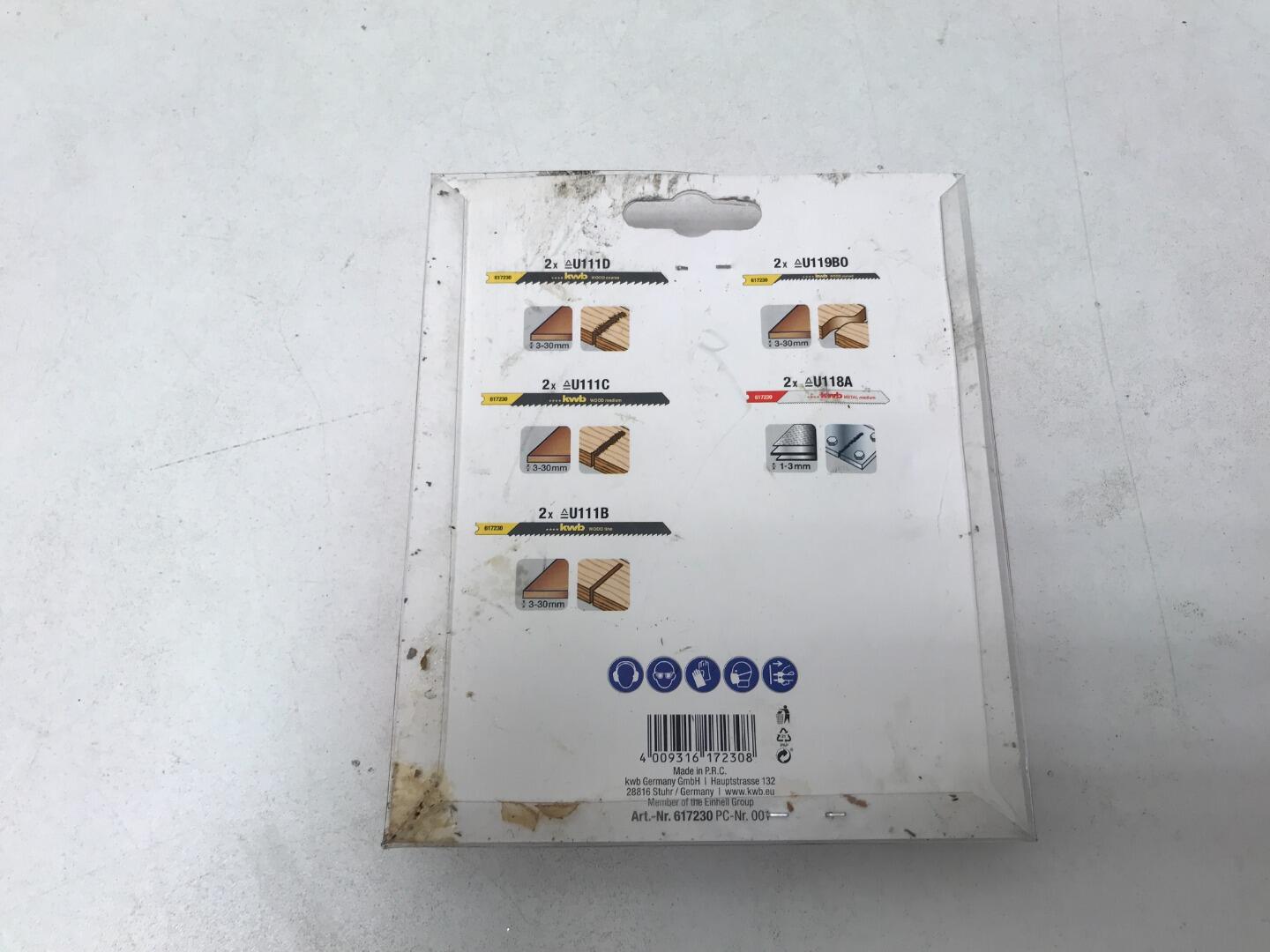 Einhell KWB 10 Piece TShank Jigsaw Blade Set