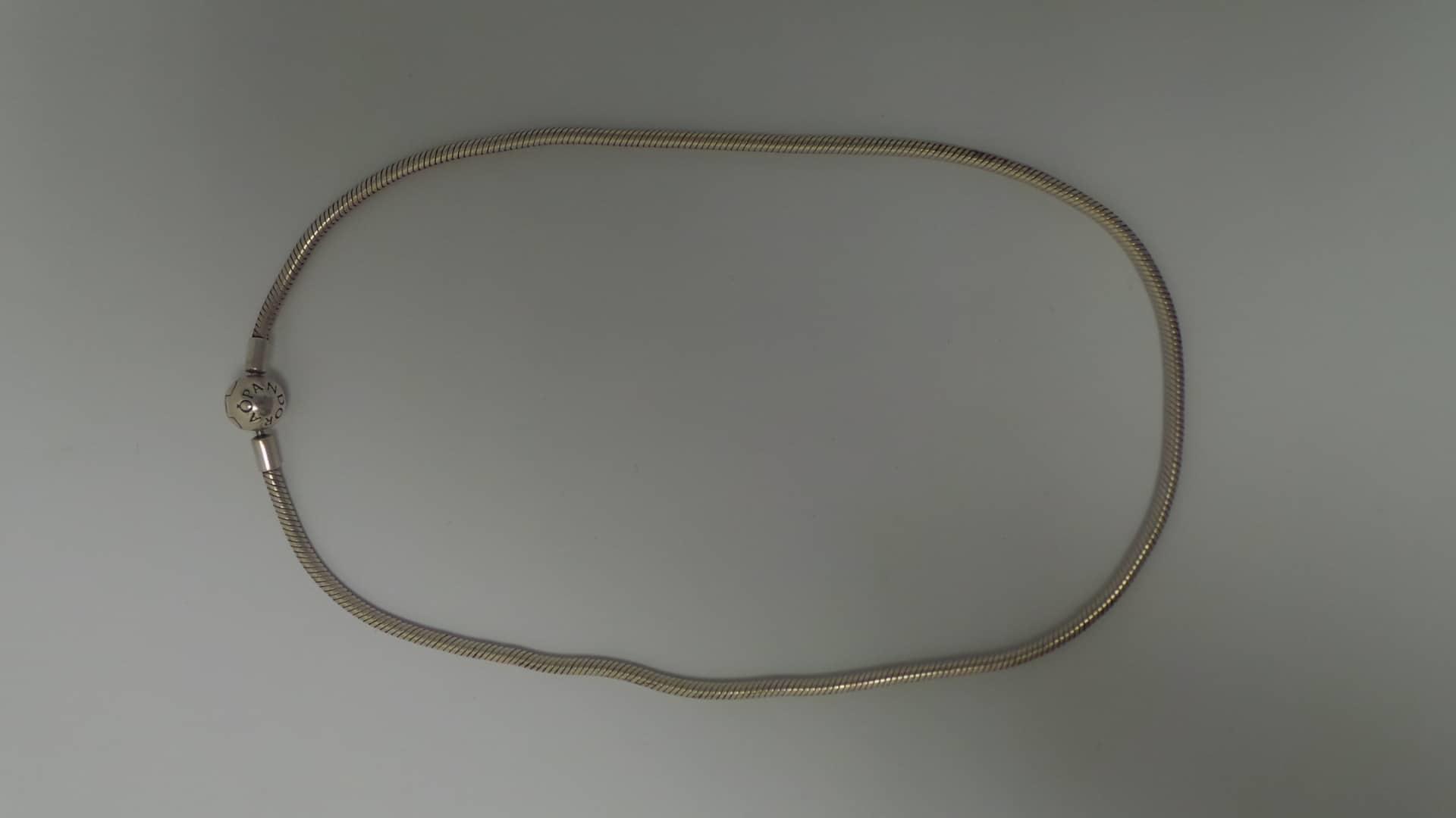 Snake Chain Necklace Pandora Choker Uk Pandora Moments Heart Clasp