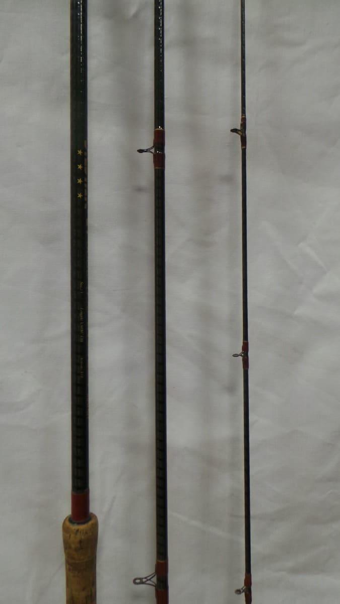 Three Vintage fishing rods, incl. Silstar, L3.3m (3)